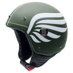 Открытый шлем Nzi Tonup, зеленый - фото