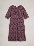 Платье-джерси Olivia Heart White Stuff, Plum/Multi - фото 5