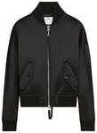 Куртка Courrèges Scuba Satin Bomber Jacket 'Black', черный - фото