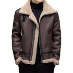 Кожаная куртка унисекс PIERRE CARDIN, черная - фото