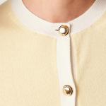 Кардиган женский Miu Miu, лимонный - фото 6