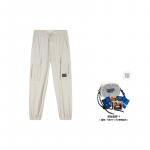 Карго с логотипом на нашивке Champion, светло-серый - фото 3