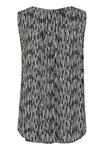 Топ Kaffe KAAMBER PRINTED, Black Chalk Graphic Lines/Black - фото 6