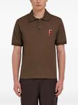 Ferragamo рубашка поло, коричневый - фото 3