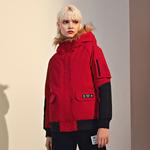 Пуховик женский Kappa, красный - фото 8