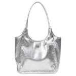 PAYOT Сумка тоут из микрофибры искусственной кожи, Silver - фото