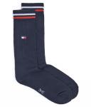 Носки мужские Tommy Jeans с полосками 2 пары, синий - фото