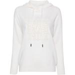 Топ Logo embossed Hoodie 'S MAX MARA, белый - фото