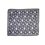 Alexander McQueen Классический шарф с черепом, Black - фото