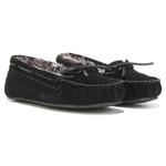 Женские тапочки Britt Trapper Minnetonka Moccasin, черный - фото