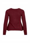 Джемпер VILA VIMABLE PEPLUM, Winetasting/Bordeaux - фото 7