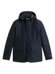 Куртка на пуговицах с капюшоном WOOLRICH, синий - фото
