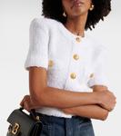 Укороченный кардиган Balmain, белый - фото 4