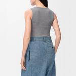 Топ Anagram LOEWE, серый - фото 4