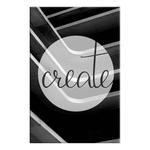 Фреска Artgeist Create, черно-белый - фото