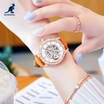 Женские часы KANGOL, черный ремешок, двусторонние ажурные - фото 8