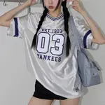 Футболка унисекс серебристая MLB - фото 5