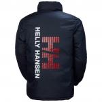 Пуховик с логотипом HELLY HANSEN, темно-зеленый - фото 7