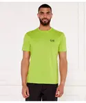 Футболка Slim fit Ea7, зеленый - фото