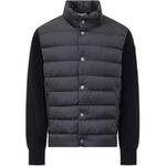 Moncler Стёганая куртка с панелями, Black - фото