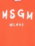 Свитшот с логотипом MSGM Kids, красный - фото 3