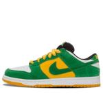 Кроссовки sb dunk low pro Nike, зеленый - фото