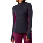 Толстовка Mizuno Active Warmalite half zip, синий - фото