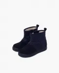 Вельветовые сапоги для девочек Pisamonas, темно-синий - фото 4