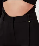 Брюки Regular fit Elisabetta Franchi, черный - фото 4