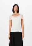 Футболка Rosemunde BEATHA CAP SLEEVE REGULAR, New White/White - фото