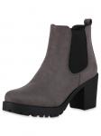 Ботинки челси VAN HILL, серый - фото