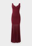 Платье MICHAEL Michael Kors SCOOP SHEER MAXI, Deepmulberry/Dark Red - фото 6