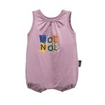 Боди с фиолетовым логотипом Moi noi - фото