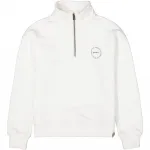 Толстовка Garcia B53464 half zip, белый - фото 3