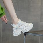 Кроссовки Shoe cabinet floral language Chunky Sneakers Women's Low-top, бежевый - фото 4