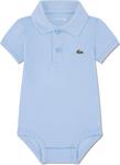 Laceste Unisex Baby Classic Pique Polo Bodysuit Lacoste, Light Blue - фото