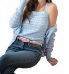 Майка Monica Tank In White Burgess Sweaters - фото 3