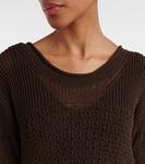 Свитер Paggi из смесового хлопка Max Mara, Caffe - фото 4