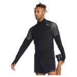 Футболка 2XU Light Speed Half Zip, черный - фото 3