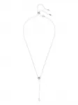 Колье Stilla Attract Y с кристаллами Swarovski, серебяный - фото