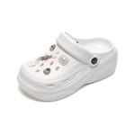 C°BANNER Белые женские клоги, цвет White - фото 8