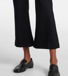 Укороченные расклешенные брюки Leset, черный - фото 5