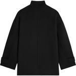 CELINE Двубортное пальто яйцо, Black - фото 4