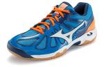 Кроссовки smash l04 running shoes blue/white Mizuno, синий - фото 2