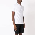 Рубашка поло мужская белая Armani Exchange, белый - фото 3