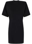 Короткое платье с поясом PINKO, черный - фото