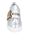 Кроссовки Moschino Teen, серебро - фото 4