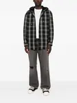 Клетчатая фланелевая рубашка Mastermind Japan, черный - фото 2