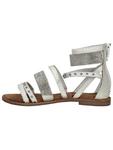 Сандалии с ремешками LAZAMANI, Silver/White - фото 2