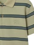 Рубашка поло в полоску Burberry, зеленый - фото 5